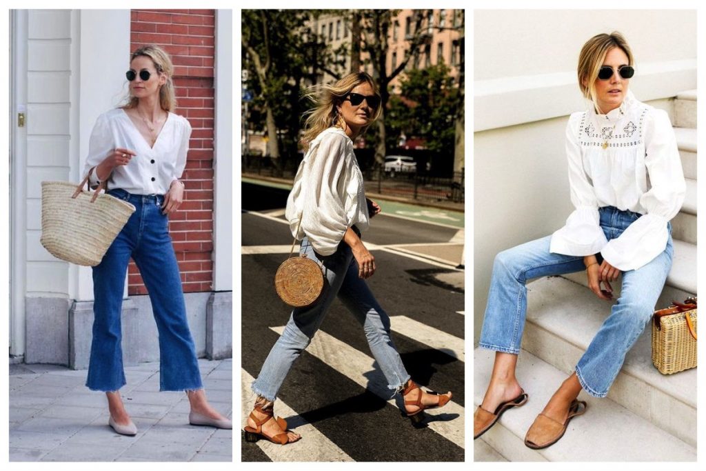 White Blouses and Basket Bags - Wears My Money