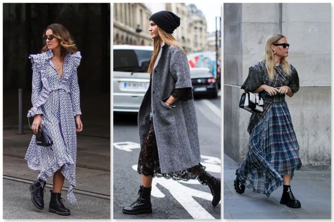 PRETTY DRESSES AND CHUNKY BOOTS - Wears 