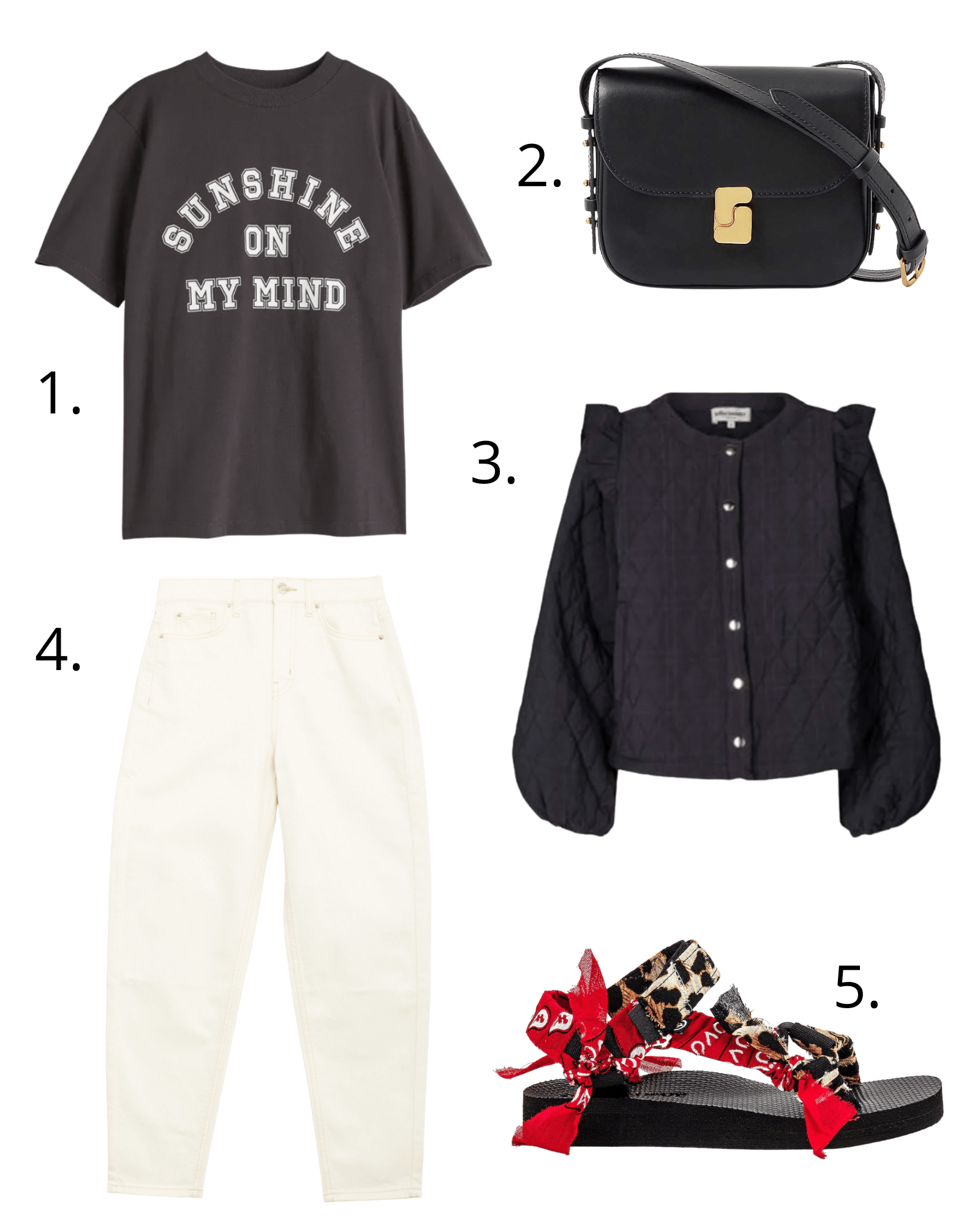 What to wear with your chunky summer sandals - Wears My Money