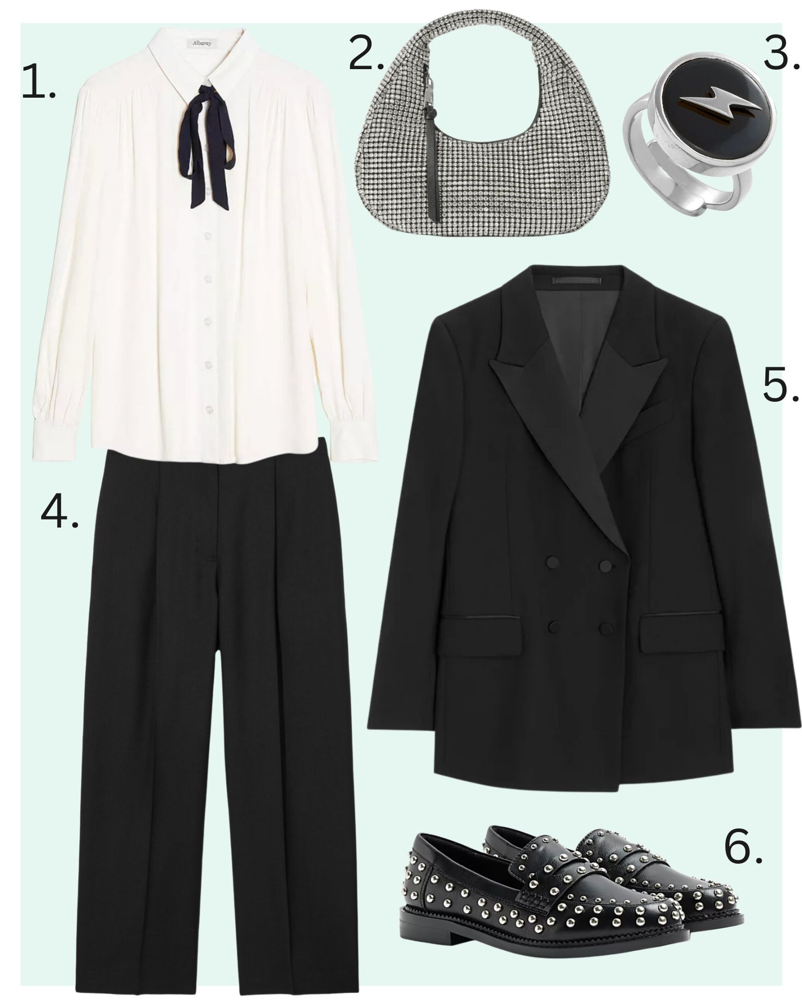 party season outfit ideas, classic tuxedo 